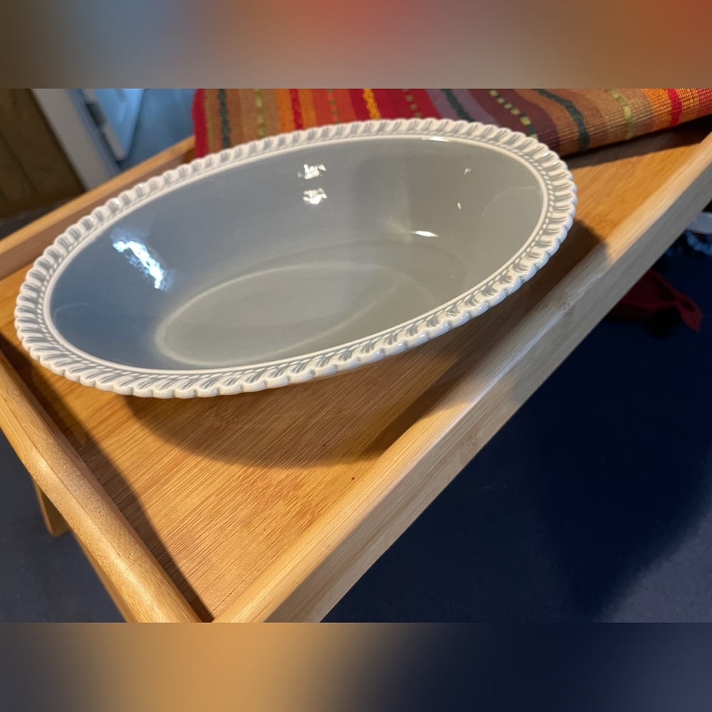 Vintage HarkerWare Pottery  Serving Platter bowl, oval